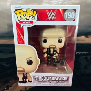"Stone Cold" Steve Austin Funko #190 (Nib) With Pop Protector